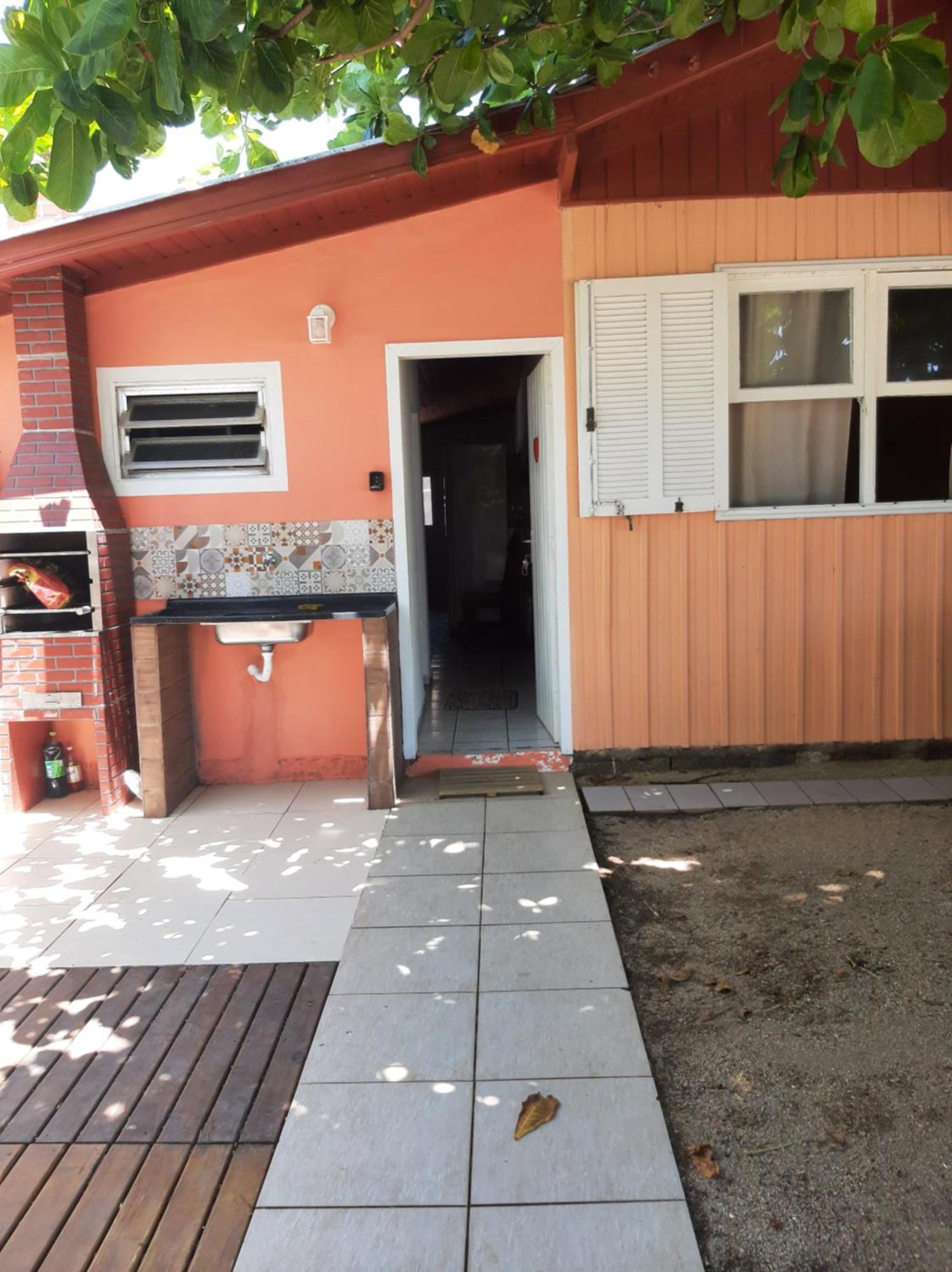 Pe Na Areia, Casa Na Praia De Frente Para O Mar Florianópolis Esterno foto
