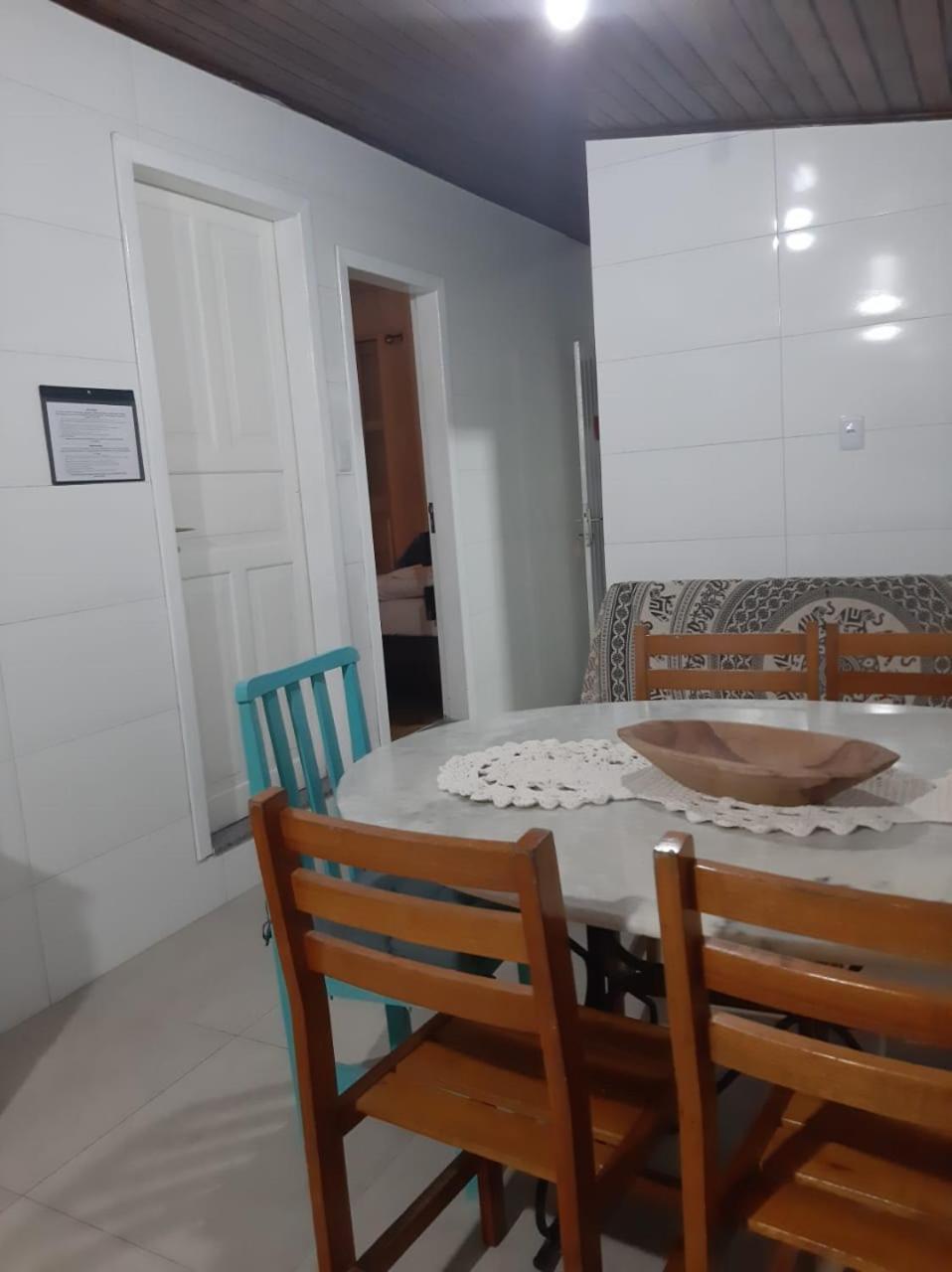 Pe Na Areia, Casa Na Praia De Frente Para O Mar Florianópolis Esterno foto